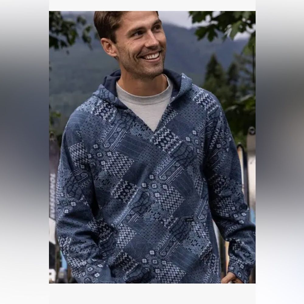 NWT Southern Marsh Monterey Patchwork Hoodie